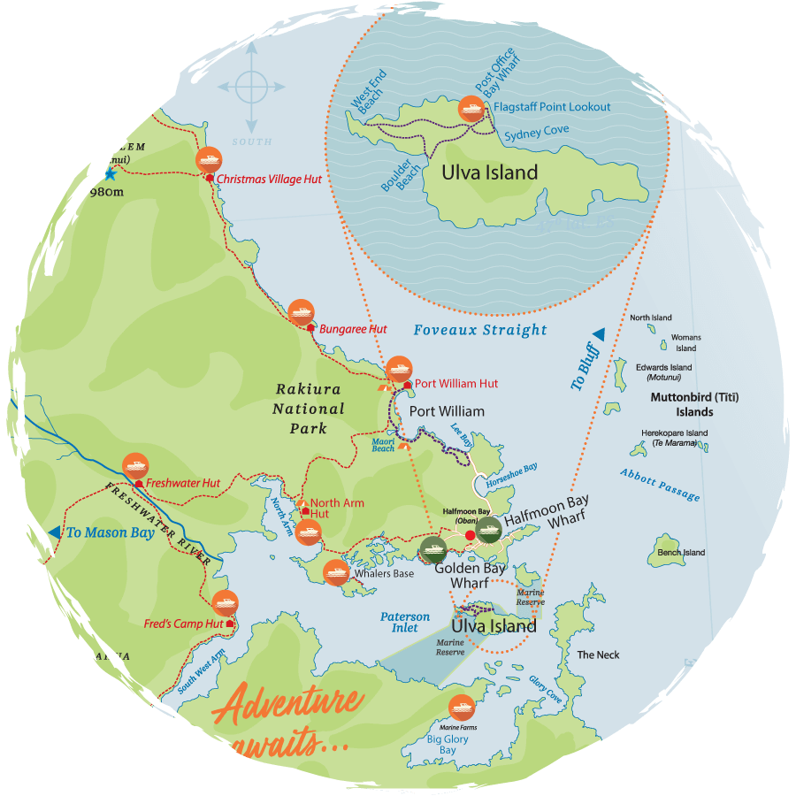 Rakiura Charters & Water Taxi, Stewart Island, New Zealand